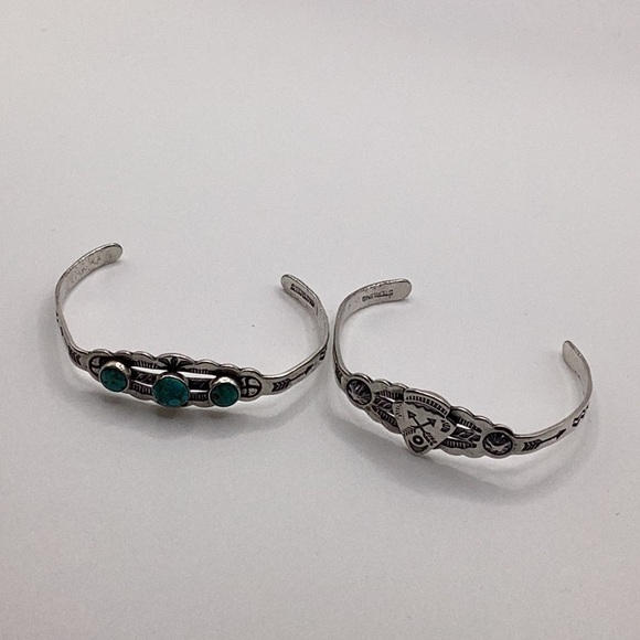 Youth Sterling VINTAGE Native American bracelets. - Picture 1 of 5